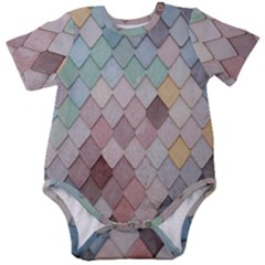 Tiles Shapes Baby Short Sleeve Onesie Bodysuit