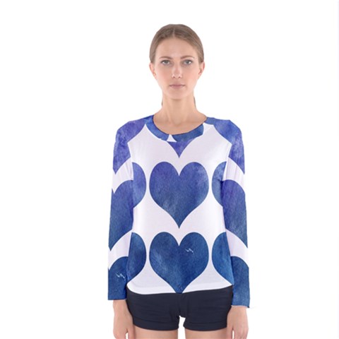 Valentin Heart  Love Women s Long Sleeve Tee by artworkshop