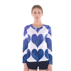 Valentin Heart  Love Women s Long Sleeve Tee