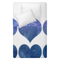 Valentin Heart  Love Duvet Cover Double Side (single Size) by artworkshop