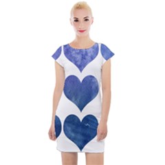 Valentin Heart  Love Cap Sleeve Bodycon Dress by artworkshop