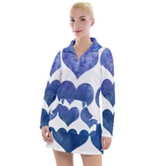 Valentin Heart  Love Women s Long Sleeve Casual Dress by artworkshop