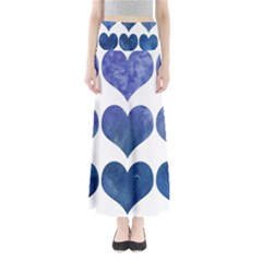 Valentin Heart  Love Full Length Maxi Skirt by artworkshop