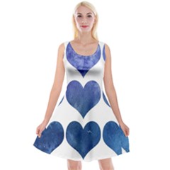 Valentin Heart  Love Reversible Velvet Sleeveless Dress by artworkshop