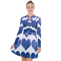 Valentin Heart  Love Long Sleeve Panel Dress by artworkshop