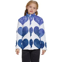 Valentin Heart  Love Kids  Puffer Bubble Jacket Coat by artworkshop