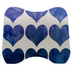 Valentin Heart  Love Velour Head Support Cushion by artworkshop