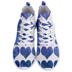 Valentin Heart  Love Men s Lightweight High Top Sneakers by artworkshop