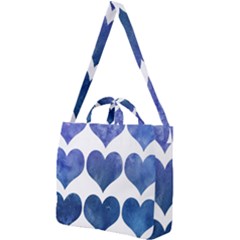 Valentin Heart  Love Square Shoulder Tote Bag by artworkshop