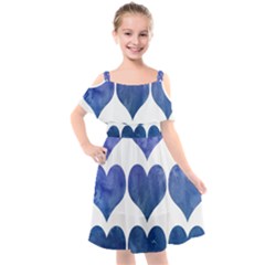 Valentin Heart  Love Kids  Cut Out Shoulders Chiffon Dress by artworkshop