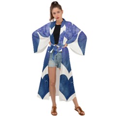 Valentin Heart  Love Maxi Kimono by artworkshop