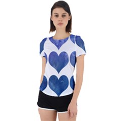 Valentin Heart  Love Back Cut Out Sport Tee by artworkshop