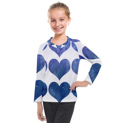 Valentin Heart  Love Kids  Long Mesh Tee by artworkshop