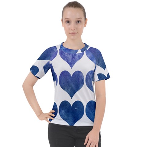 Valentin Heart  Love Women s Sport Raglan Tee by artworkshop