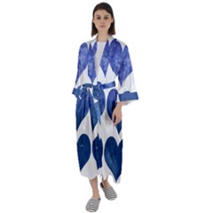 Valentin Heart  Love Maxi Satin Kimono by artworkshop