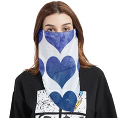 Valentin Heart  Love Face Covering Bandana (triangle) by artworkshop