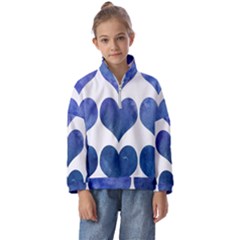 Valentin Heart  Love Kids  Half Zip Hoodie by artworkshop