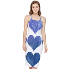 Valentin Heart  Love Bodycon Cross Back Summer Dress by artworkshop