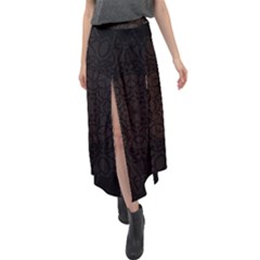 Abstract 002 Velour Split Maxi Skirt by nate14shop