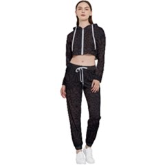 Abstract 002 Cropped Zip Up Lounge Set by nate14shop