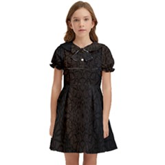 Abstract 002 Kids  Bow Tie Puff Sleeve Dress