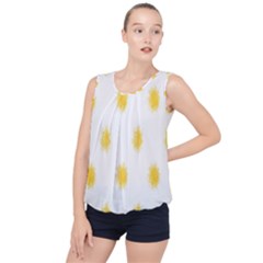 Abstract 003 Bubble Hem Chiffon Tank Top by nate14shop