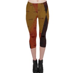 Abstract 004 Capri Leggings  by nate14shop