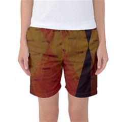 Abstract 004 Women s Basketball Shorts by nate14shop