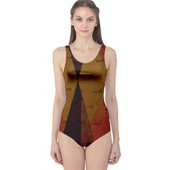 Abstract 004 One Piece Swimsuit by nate14shop