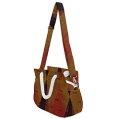 Abstract 004 Rope Handles Shoulder Strap Bag by nate14shop