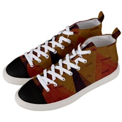 Abstract 004 Men s Mid-top Canvas Sneakers by nate14shop