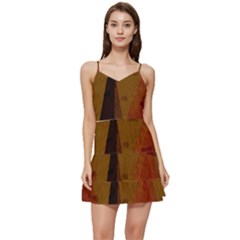 Abstract 004 Short Frill Dress