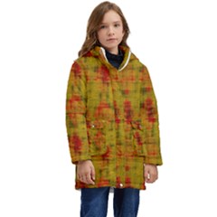 Abstract 005 Kid s Hooded Longline Puffer Jacket