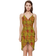 Abstract 005 Wrap Frill Dress by nate14shop