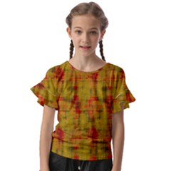 Abstract 005 Kids  Cut Out Flutter Sleeves