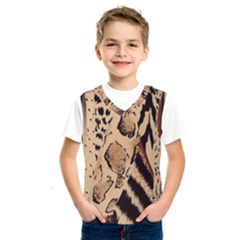 Animal-pattern-design-print-texture Kids  Basketball Tank Top by nate14shop