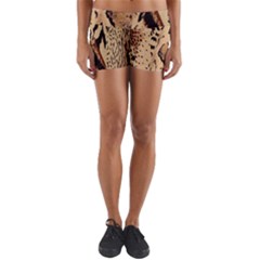 Animal-pattern-design-print-texture Yoga Shorts by nate14shop