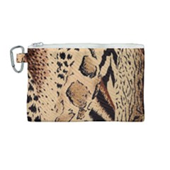 Animal-pattern-design-print-texture Canvas Cosmetic Bag (medium) by nate14shop