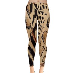 Animal-pattern-design-print-texture Inside Out Leggings by nate14shop