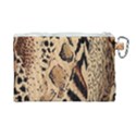 Animal-pattern-design-print-texture Canvas Cosmetic Bag (Large) View2