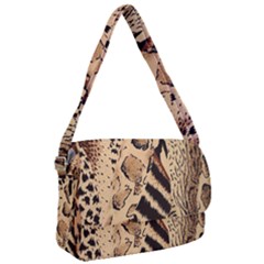 Animal-pattern-design-print-texture Courier Bag by nate14shop