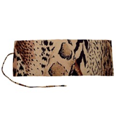 Animal-pattern-design-print-texture Roll Up Canvas Pencil Holder (s) by nate14shop