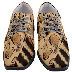 Animal-pattern-design-print-texture Women Heeled Oxford Shoes by nate14shop