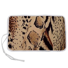 Animal-pattern-design-print-texture Pen Storage Case (m) by nate14shop