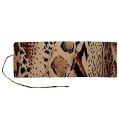 Animal-pattern-design-print-texture Roll Up Canvas Pencil Holder (m) by nate14shop