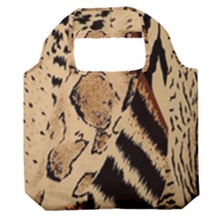 Animal-pattern-design-print-texture Premium Foldable Grocery Recycle Bag