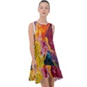 Art-color Frill Swing Dress View1