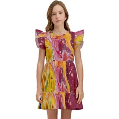 Art-color Kids  Winged Sleeve Dress