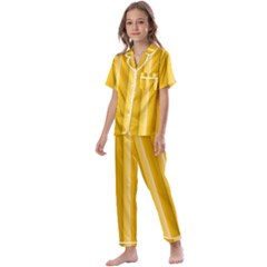 Autumn Kids  Satin Short Sleeve Pajamas Set by nate14shop