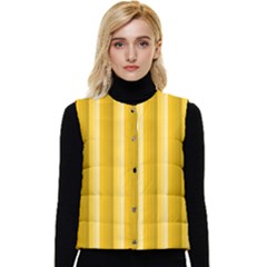 Autumn Women s Short Button Up Puffer Vest by nate14shop